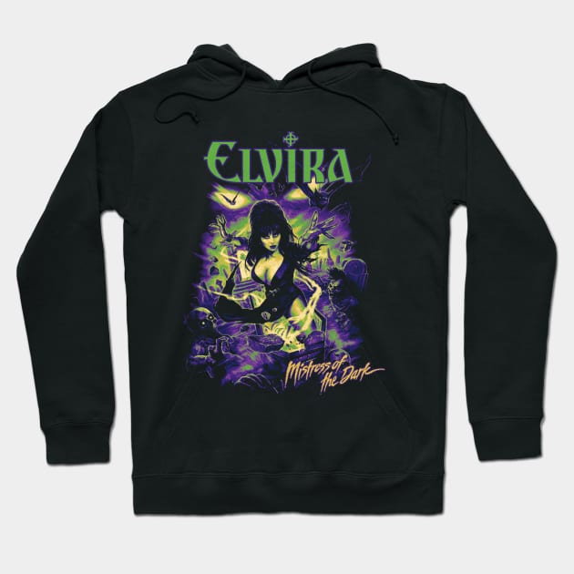 Elvira Mommy Misstress of The Dark Hoodie by OrcaDeep